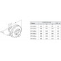 ZFO 160 p ZILON вентилятор канальный круглый — 745 м³/ч, Ø160 (220В)
